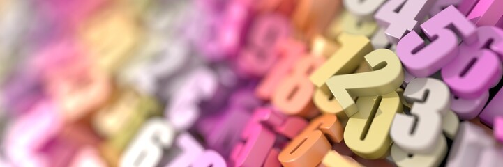 Infinite numbers background