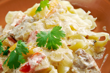 Chicken carbonara