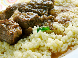 Kusksu - Couscous with Spicy Beef