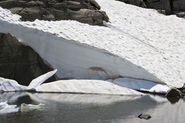 Summer Snow in the Pyrenees