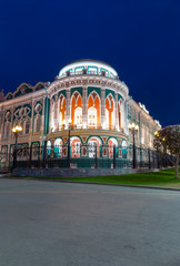 Historical building in neo-gothic style. The population of Ekaterinburg is 1.5 million