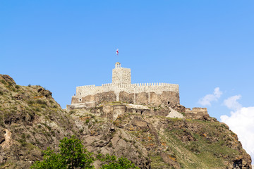 Medieval fortress Rabati Castle in Akhaltsikhe in southern Georgia. The castle was built in the 12th century