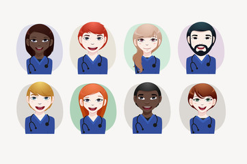  Nurse Avatars