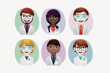 Optician vector illustration