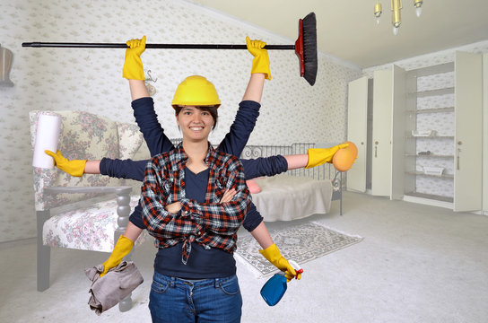 Wohnung putzen
