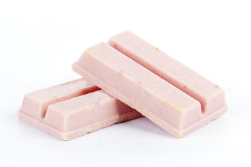 Strawberry chocolate wafer
