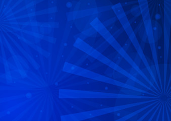 Obraz premium Blue background of geometric shapes