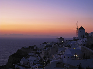 Fototapeta premium Greek sunset