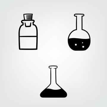 chemistry bottles