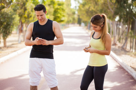 Social networking instead of exercising