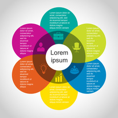 Abstract infographic