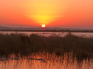 Coucher de soleil, Oasis de Siwa Egypte