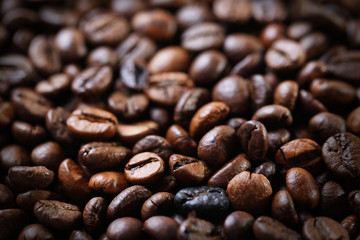 Coffee beans background