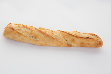 French baguette bread isolated