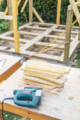 Building a garden cabin