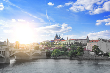 Naklejka premium Old town in Prague. 
