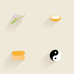 Abstract Spa Icons
