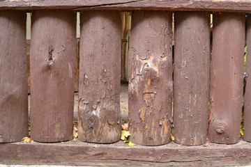 старая деревянная коричневая изгородь для фона и других целей