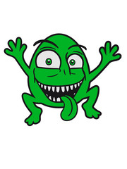 naughty naughty little comic cartoon monster