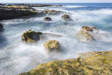 Playa de Los Fósiles, Jaizkibel en el País Vasco (España)