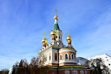 Fototapeta na wymiar Russisch-Orthodoxe Kirche