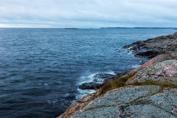 Fototapeta na wymiar Archipalegao seascape by the Bltic sea in sweden