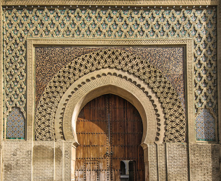 Ancient gates in Meknes, Morocco