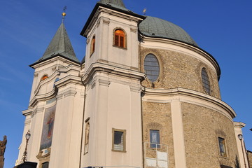 The famous pilgrimage church of Virgin Mary on the hill of Saint Hostyn in Moravia