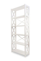 The rack on the white background