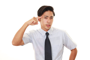 苦悩するビジネスマン