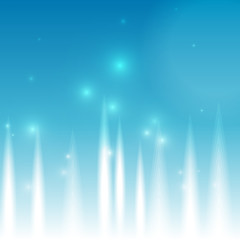 Vector : Abstract fog and ice cold blue background