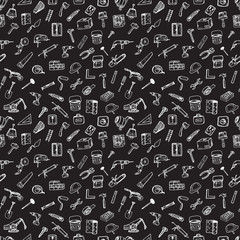 Big set of construction icons. 