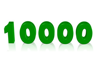 10000, on bin
