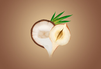 Liquido da fruta Coco