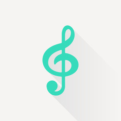 Fototapeta premium Vector music icon 