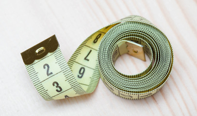 Yellow tape measure