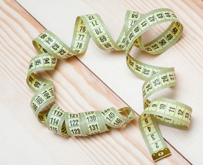 Yellow tape measure
