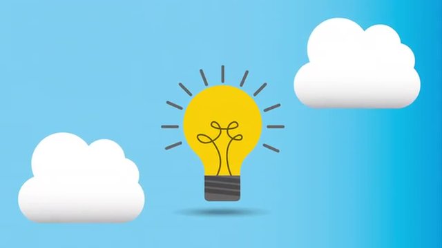 Cloud and bulb design