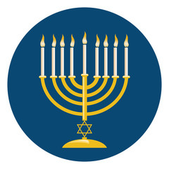 Menora For Hanukkah Celebration