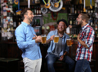 Young people in a bar