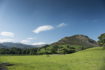 Fototapeta na wymiar A valley in the Lake District, UK