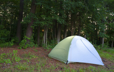 Sunset campsite