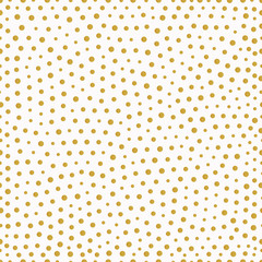 seamless pattern with gold painted dots