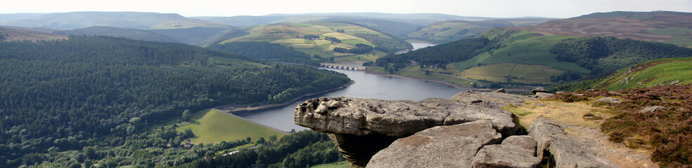 Derbyshire Peak District, peaceful countryside landscape