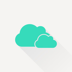 Vector clouds icon 
