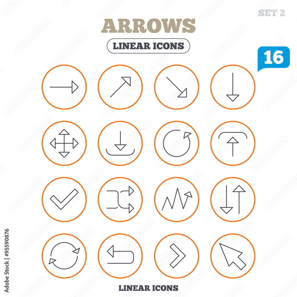 Poster arrow download, refresh and fullscreen symbols.