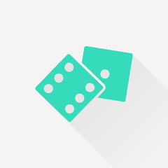 Vector dice icon 
