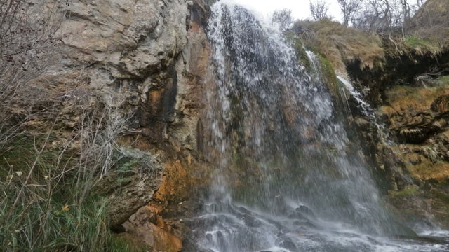 Source of the river Cuervo. Cuenca 