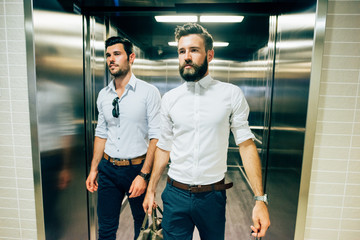two young handsome businessman © Eugenio Marongiu