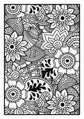 Black and white pattern. 